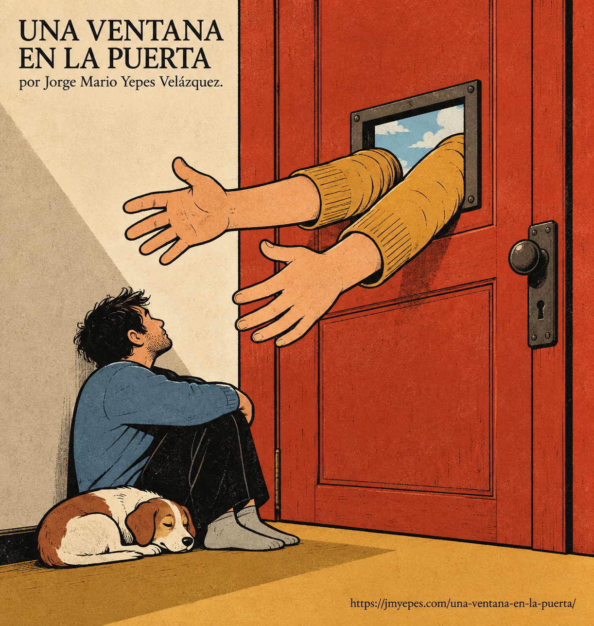 UNA VENTANA EN LA PUERTA